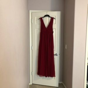 BURN RED FORMAL GOWN